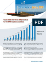 Observatorio Eolico 2010 - España