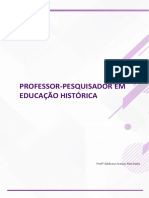 As Origens Históricas Do Conceito de Professor Pesquisador