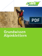 AVS Kurs GrundwissenAlpinklettern Web