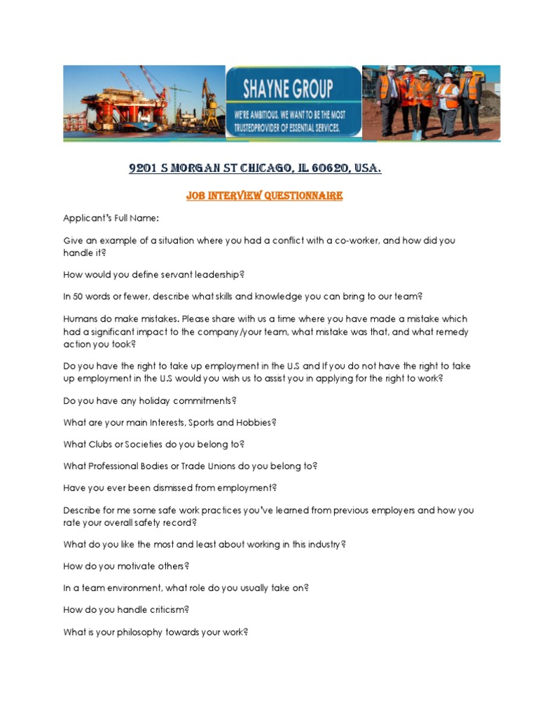 Shayne Jiq Us | PDF | Job Interview | Employment