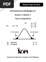 Statistics and Probability For VERSION 3