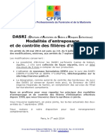 2014-08-01 Modalités d'Entreposage Et Contrôles Des Filières d'Élmination Des DASRI