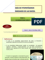 Clase 1. Tema 1. Ecología Del Suelo. Mayo, 2020