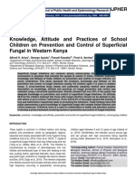 Knowledge, Attitude and Practices of School Children On Prevention and Control of Superficial Fungal in Western Kenya