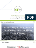 Reinventing Biogas For Urban Spaces: © 2020 GPS Renewables. All Rights Reserved