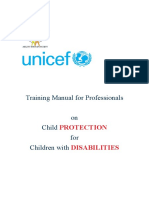 Training Manual For Professionals On Child For Children With