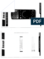 Multímetro Hikari HM2090 - Manual