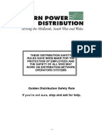 Golden Distribution Safety Rule If You're Not Sure, Stop and Ask For Help