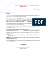 Solicitud de Fijar Monto de Fianza para Beneficio de Condena Condicional