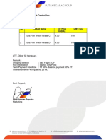 NO Product Name CIF Price USD/Kg UNIT/ Box: Dodi Januar Saputra