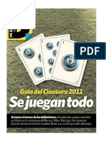 Guia Clausura 2011 Clarin Por WWW - Lagrandt