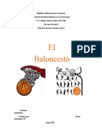 Informe Del Baloncesto