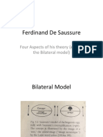 Four Aspects of His Theory (Except The Bilateral Model) Sassure