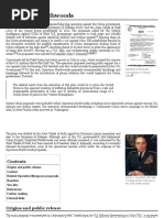 Major Works Data Sheet 1984