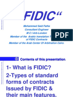 FIDIC and The Standard Form Contracts