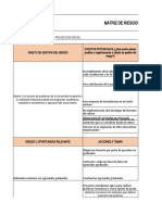 Matriz de Riesgos PROYECCION SOCIAL 9