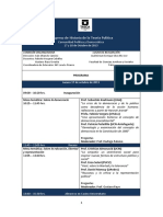 Programa Congreso de Historia de La Teor A Pol Tica. Comunidad Pol Tica y Democr Tica