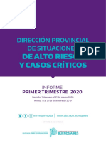 Informe Casos Criticos Final - Primer Trimestre 2020