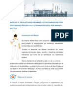 Módulo 4: Reglas para Prevenir La Contaminación Por Sustancias Perjudiciales Transportadas Por Mar en Bultos