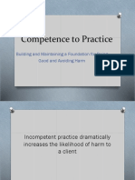 Competence To Practice