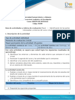 Paso 1 - Identificación de Las Partes Interesadas y Entornos Del Curso Virtual