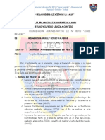 Informe Mensual Secretaria - Julio