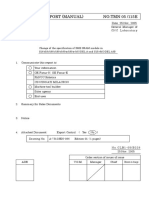 Technical Report (Manual) NO - TMN 05 /115E