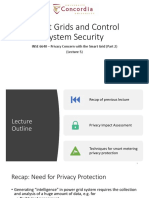 Lecture 5 - Privacy Concerns Part 2 and Security Models For Smart Grid