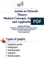 Introduction To Network Theory: Modern Concepts, Algorithms and Applications
