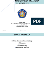 1 2021-02-07 Input Output Analysis Bambang SAP