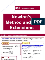 2.3 Newton Method and Its Extension