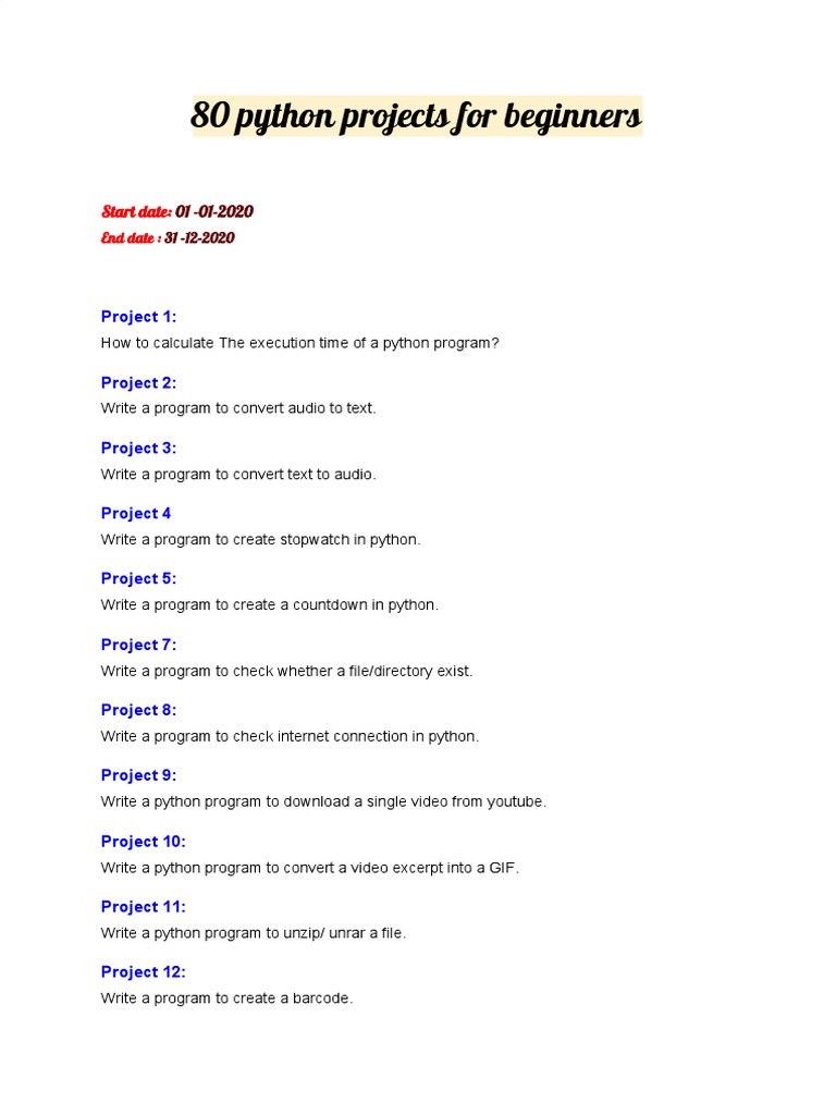 80 Days of Python Programming Exercises | PDF | Qr Code | Computing