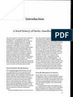 A Brief History of Biotic Classification
