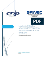 Manual Para La Adquisicióny Manejo Seguro Demedios de Trabajo