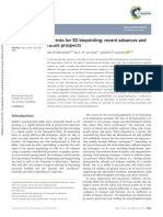 Bio-Inks For 3D Bioprinting Recent Advances and Biopirnt