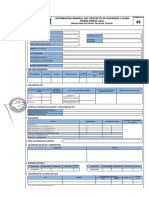 ANEXO 3 Formato N°03 Información Del Proyecto de Inversión o IOARR