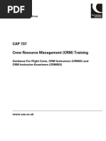 Crew Resource Management (CRM) Training