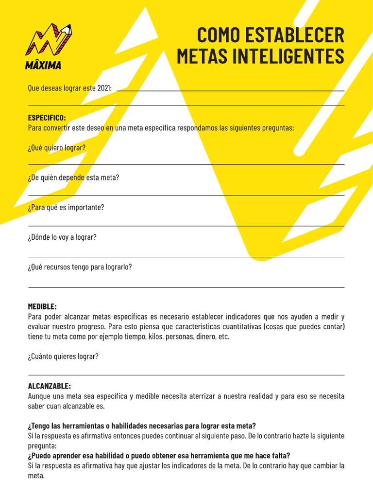 Metas Inteligentes | PDF
