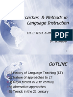 Approaches & Methods in Language Instruction: CH 21 TESOL & Other Resources READ 656 Dr. Schneider