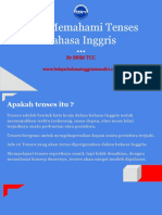 Cara Memahami Tenses Bahasa Inggris