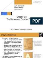 Chapter Six The Behavior of Proteins: Enzymes: Mary K. Campbell Shawn O. Farrell