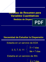 Medidas de Dispersion