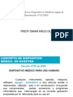 Dispositivos Medicos Segun La Resolucion 47252005