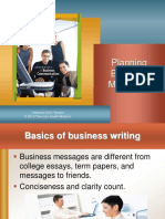 Planning Business Messages