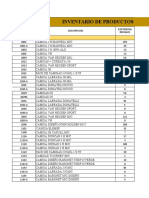 Inventario 28 de Septiembre