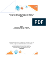 Anexo 1 - Plantilla Excel - Evaluación proyectos