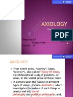 Axiology Assignment