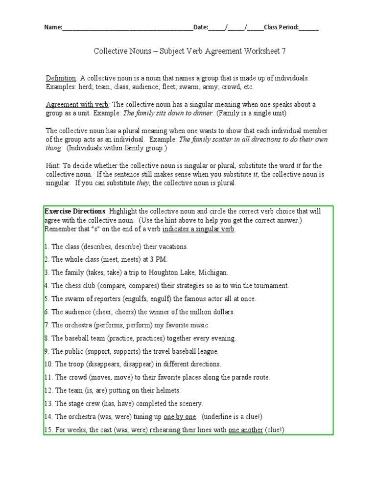 collective-nouns-subject-verb-agreement-worksheet-7-thing-individuals-within-family-group-pdf-grammatical-number-plural