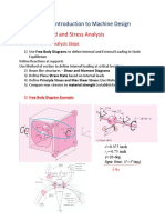 Chapter 3: Load and Stress Analysis: ME 304 Introduction To Machine Design