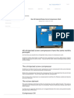 How Oil-Injected Rotary Screw Compressors Work - Shenzhen Panrui Mechanical Equipment Co., LTD